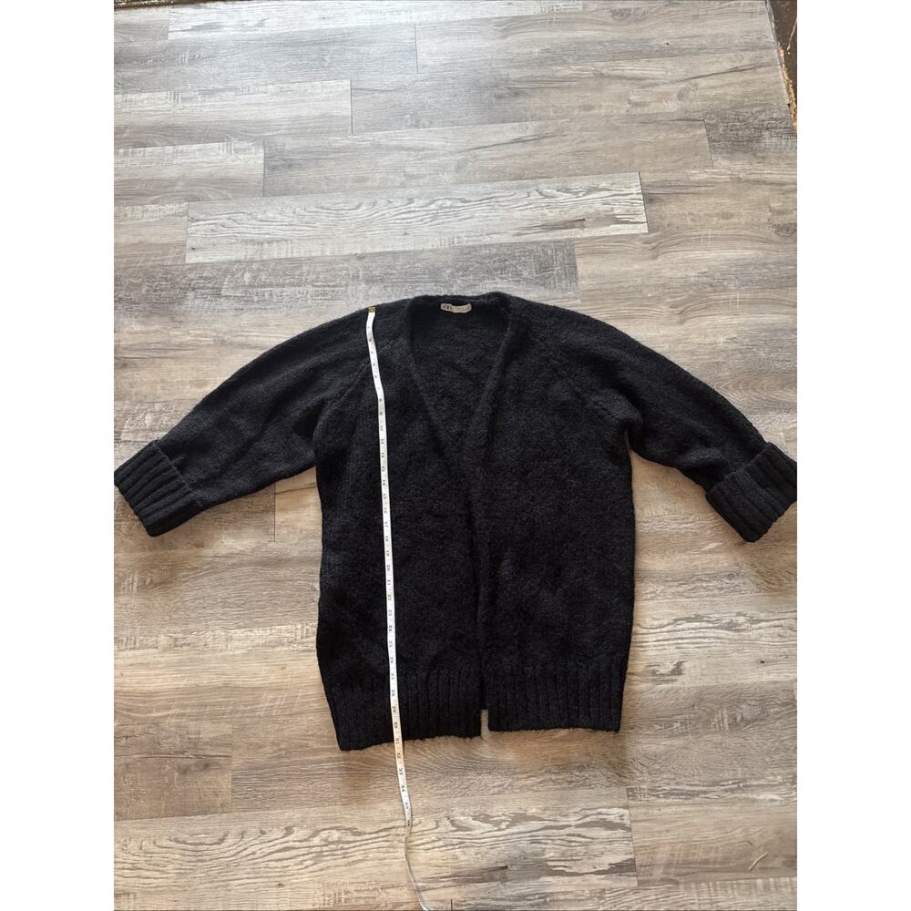 NWT ZARA Woman Knit Cardigan Black Size S Brand New Without Tag